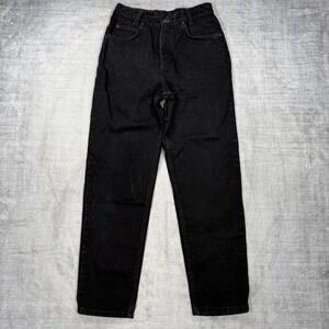 Levis Jeans Youth 14.5 Black 550 Relaxed Fit Orange Tab Tapered Vintage 90s